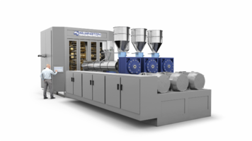 New Rotary Blow Molding Machines Feature More Robust Modular Clamping Station