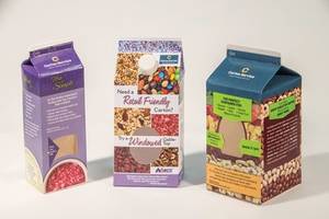 New Gable-Top Demonstration Cartons Provide Branding and Messaging