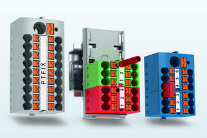 Phoenix Contact Introduces the PTFIX Distribution Blocks to Minimize Need for Tools and Accessories