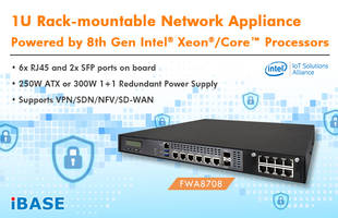 IBASE Presents FWA8708 Network Appliance with Two SFP Ports for Hot-Swappable Input/Output