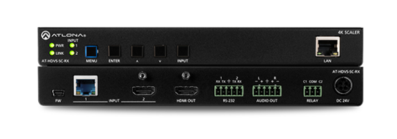 New Atlona AT-HDVS-SC-RX Scaler is Embedded with a CrystalScale Technology