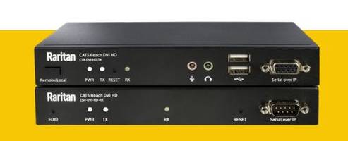 Raritan Introduces Cat5 Reach DVI HD KVM Extenders That Eliminate Physical Trips to Equipment Rooms