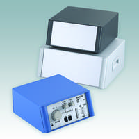 New TECHOMET SL Desktop Instrument Enclosures Extruded Snap-On Trims at Front and Rear Cover