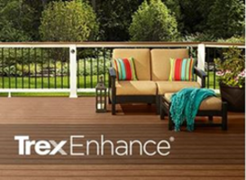 New Composite Lumber Trex Enhance Available in Clam Shell, Beach Dune and Saddle Solid Colors