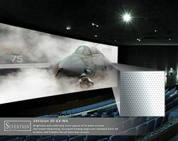 New SeVision 3D GX-WA Projection Screen Comes with PVC Surface with High Gain Optical Coating