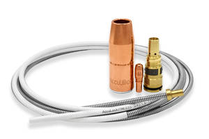 Bernard's New AccuLock S Consumable System Includes Contact Tip, Nozzle, Gas Diffuser, Liner, Power Pin and Power Pin Cap