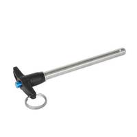 New WN 100.1 T-handle Rapid Release Pins Includes Stainless Steel Shaft, Inner Spindle, Split Ring, Spring and Balls