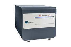 New Automated Cell Counter Cellaca MX Utilizes Nexcelom's Cellular Analysis Technology for Accurate Cell Sample Concentration