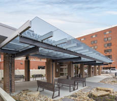 New SKYSHADE 2500 Canopy System is Designed for long Spans, up to 12-foot Lengths and Glass Panels with 9/16-inch