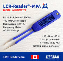 New LCR-Reader-MPA Tweezer-Meter Comes with Signal Generator with Sine Wave Up to 100 kHz