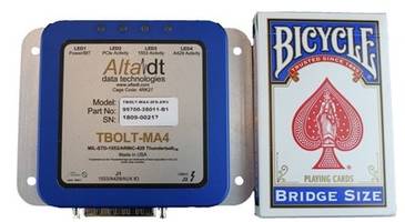 Alta Data Technologies Announces TBOLT-MA4 for MIL-STD-1553 and ARINC-429 Applications