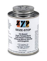 Latest Seize-Stop Anti-Seize Coating is Resistant to Chemical and Oxidation