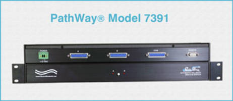 New Model 7391 DB25 A/B Switch Features Automatic Fallback and RS232 Remote Control