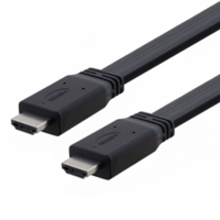 New series of Flat HDMI Cables with (LSZH) Cable Jackets and Connector Hoods Features Double Shielding