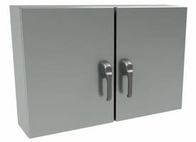 New N412 Double Door Enclosures Meet NEMA Type 3R, 12, 13 and IP66 Standards