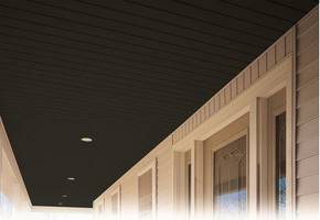 New Black Vinyl Soffit Offers Attractive And Low Maintenance Option For Porch Ceilings