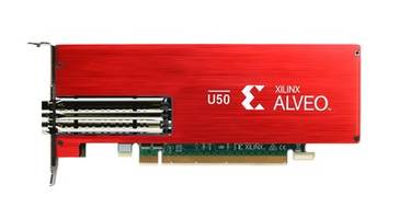 New Alveo U50 with PCIe Gen 4 Support