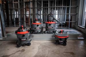 Redesigned RIDGID-® Wet/Dry Vacs Deliver Even More Jobsite Convenience