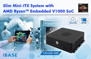 New CMI300-988 Slim Mini-ITX Motherboard Comes with Onboard AMD Ryzen Embedded V1807B Processor