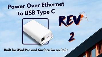 New PoE+ to USB-C Driver Allow Tablets to Connect and Charge via Ethernet Cable