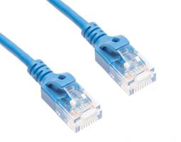 New Cat6a Slim Patch Cables Made with Copper Conductors