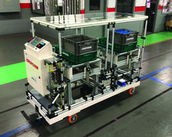 New AGV System Features Heavy-duty Fabricated Steel Base