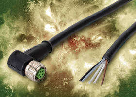 New M8 Quick-disconnect Cables with Axial or Right-angle Female Connectors