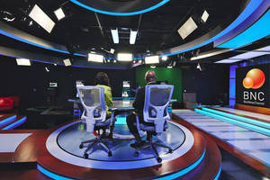 Black News Channel Launches with Brightline LED Fixtures