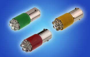 New Miniature Based LED Bulbs with 640 mcd to 2.09 cd Candela Brightness