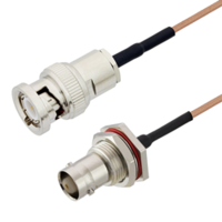 New RG178 Coaxial Cable Assemblies and Connectors Come in 0.072 in. Outer Diameter