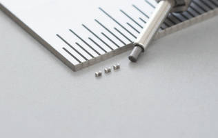 New 0402 M Multilayer Ceramic Capacitor Measuring 0.4 x 0.2 x 0.2 mm