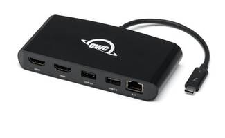 New Thunderbolt 3 Mini Dock Connects Portable Drive or Card Reader via One USB 3 5Gb/s Port1