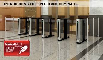 New Speedlane Compact Optical Turnstile Includes Tailgating and Low-object Detection Sensors