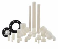 New SYGEF ECTFE Piping System Available in Pipe, Valves and Fittings from 1/2" - 4"