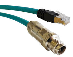 New M12 X-Code to RJ45 Cable Protects Against High-Frequency Noise