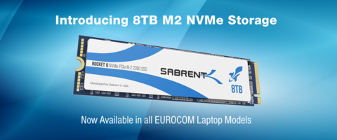 New 8 TB M.2 NVMe SSD Reduce Transfer and Render Times
