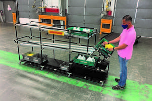 New ESD Flow Rack from Creform is Designed to Hold up to 500 lb