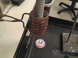 UltraFlex Induction Preheating Carbon Steel Threaded Rods at 148°C (300°F) within 17 Seconds