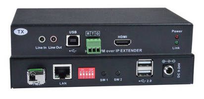 New HDMI USB KVM Extender Supports Full-duplex RS232 up to 115200 baud