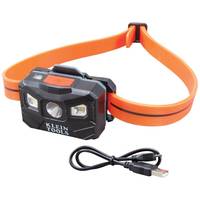 New Rechargeable Headlamp with Adjustable Silicone Strap