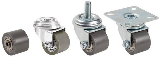 New LH Series Low-profile Casters Feature Precision Ball Bearings