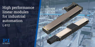 New L-812 Linear Modules With Travel Range from 102 to 610mm