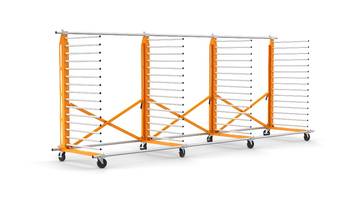 New Heavy-duty Rack with 5 Inch Locking Casters and Anti-torque Stabilizers