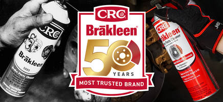 CRC Industries Celebrates 50 Years of CRC Brakleen&reg; Brake Cleaner - The Original and Most Trusted Brand