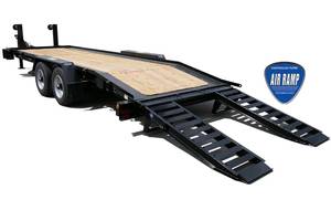 New Air Ramp Slider Track System Used on Larger Capacity Trailers