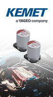 New Solid Polymer Aluminum Capacitors Available from 16VDC up to 80VDC