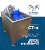 DC Norris North America Unveils 50 Gallon, Stainless Steel Sous Vide Machine for Restaurant and Foodservice Use