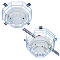 Wire Cages Protect Against Vandalism of Smoke Detectors