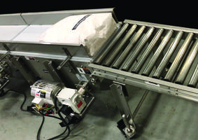 New Conveyor with Non-Powered Gravity Roller for Consistent Discharge Orientation