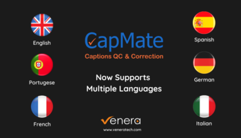 New CapMate™ with Audio/Caption Sync Feature